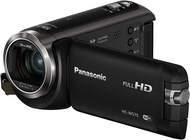 Actual product image Panasonic HC-W570 TwinCamera Camcorder (50p, 50 x)