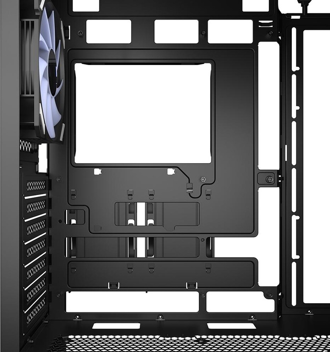 Actual product image Sharkoon AK3 RGB Black ATX (black) (ATX, Mini-ITX, mATX)