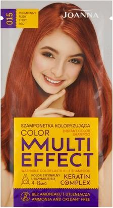 Image du produit Joanna Shampooing couleur instantané Multi Effect Keratin Complex 015 Flame Rudy 35G (Shampoing liquide)