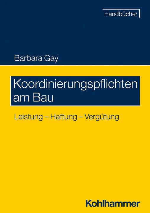 Produktbild Koordinierung am Bau (Deutsch, 2023)