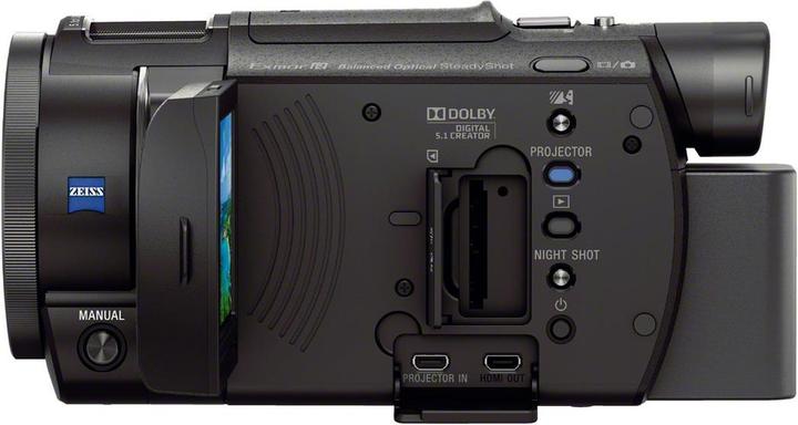 Actual product image Sony FDR AXP33 4K Handycam with integrated projector (8.29 Mpx, 25p, 10 x)