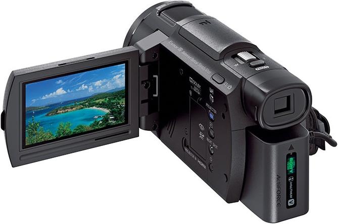 Actual product image Sony FDR AXP33 4K Handycam with integrated projector (8.29 Mpx, 25p, 10 x)