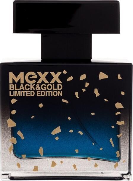 Image du produit Mexx Black & Gold Limited Edition Man Eau de Toilette EDT 30ml holzig fruchtiger Herrenduft (Eau de toilette, 30 ml)