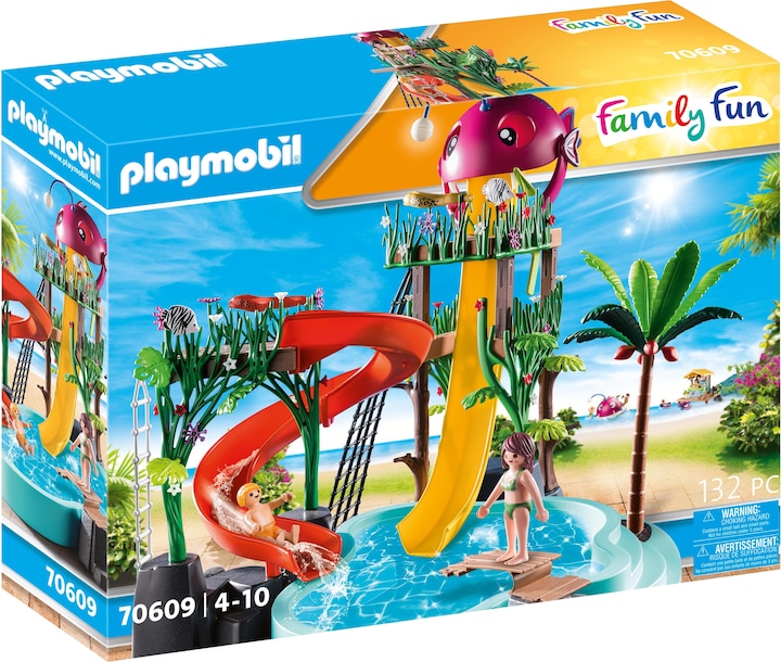 Playmobil Aqua Park mit Rutschen (70609, Playmobil Family Fun)