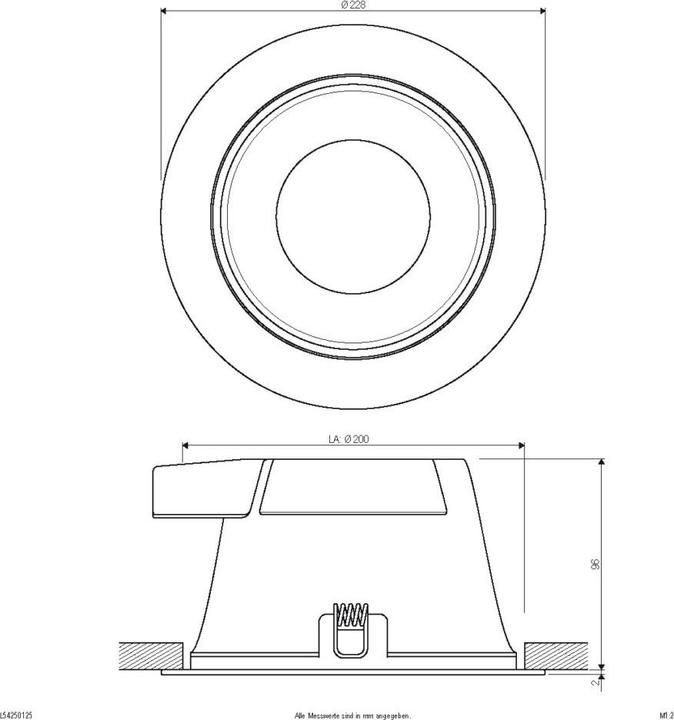 Produktbild EVN L54250125 LED Deckenleuchte, rund (2580 lm)