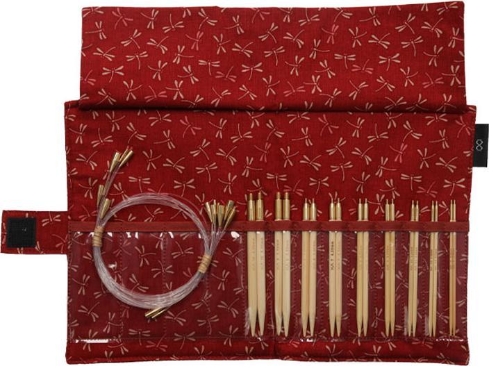 Actual product image Seeknit Needle set interchangeable needle points Shirotake 2.00 - 6.00 mm 10 cm Red