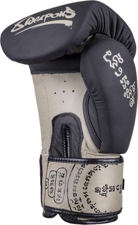Produktbild 8Weapons Boxhandschuhe Yant – Schwarz/Sand – 14 oz (14 OZ)