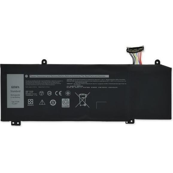 Thumbnail - Dell BTRY,PRI,60WHR,4C,LITH,SMP (4 Zellen, 3750 mAh), Notebook Akku