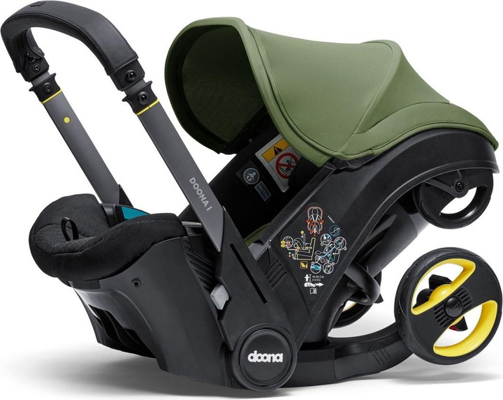Produktbild Doona Kinderwagen + Autositz (Babyschale, Kindersitz, ECE R129/i-Size Norm)