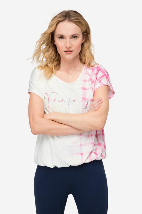 Produktbild Laurasøn T-Shirt, oversized, Karoverlauf, Rundhals, Halbarm (M)