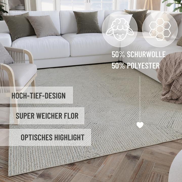 Produktbild Wecon Home Kurzflorteppich Hamptons THIRTYTHREE (300 x 80 cm)