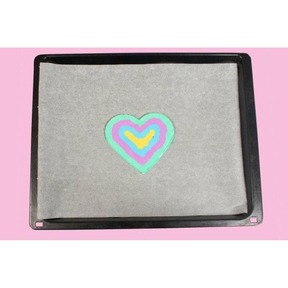 Thumbnail - Playbox Matte für Bügelperlen - Herz 1 Stk.