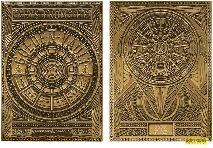 Actual product image Fanattik DONJONS & DRAGONS - Keys From The Golden Vault - Lingot Edition Limité