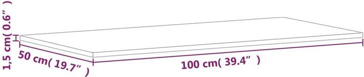 Actual product image VidaXL Kailani (100 x 50 x 1.5 cm)