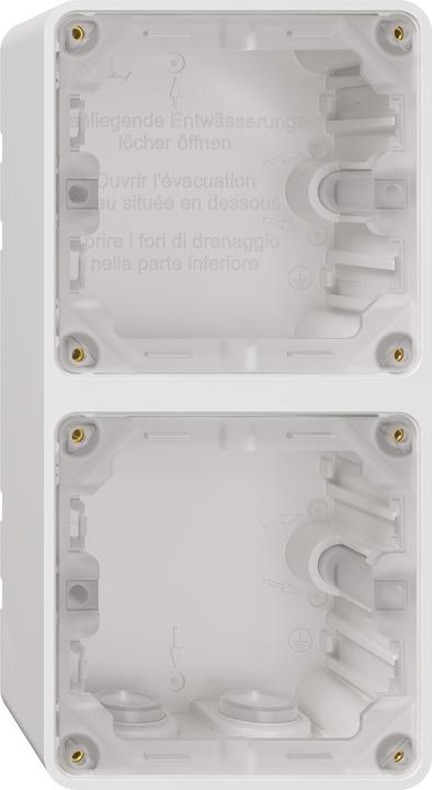 Produktbild Feller NEVO NAP Gehäuseunterteil, Höhe 52mm, GRII weiss