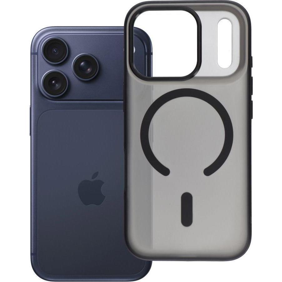 OEM Back panel cover Case for iPhone 17 PRO Flexline Mag Cover compatible with MagSafe black (Apple iPhone 17 Pro Max), Cover smartphone, Nero