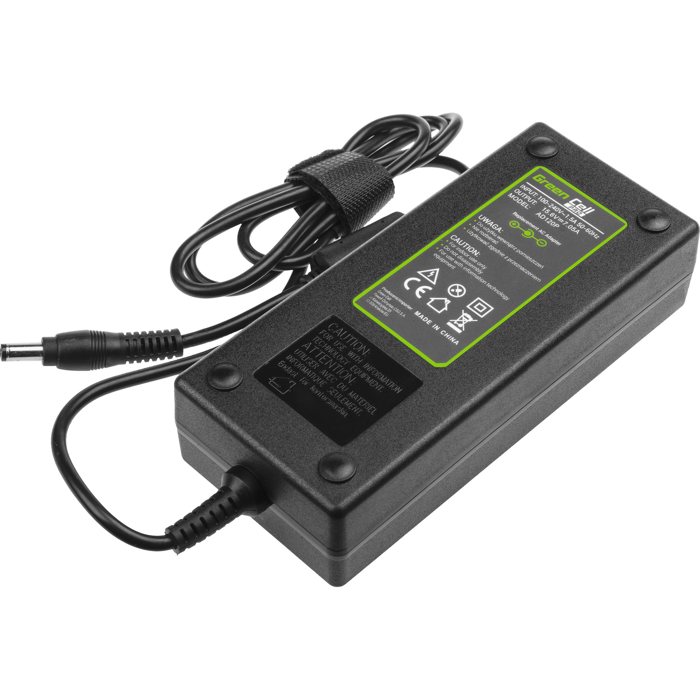 GreenCell Cell AD120P Netzteil & Spannungsumwandler Indoor (110 W), Notebook Netzteil, Schwarz