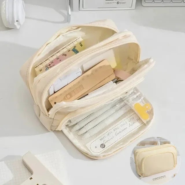 Image du produit Only-Bags.Store Poche à crayons de grande capacité résistante à la saleté Esthétique des trousses scolaires