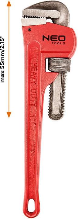 Actual product image Neo 300 mm fixed pipe wrench (300 mm)