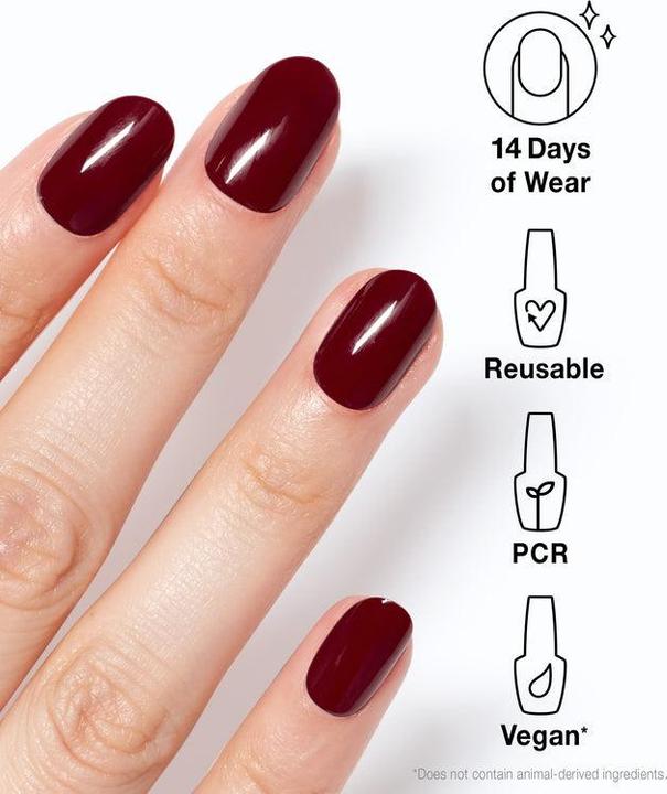 Immagine prodotto OPI Xpress/On (Borgogna, Rosso)