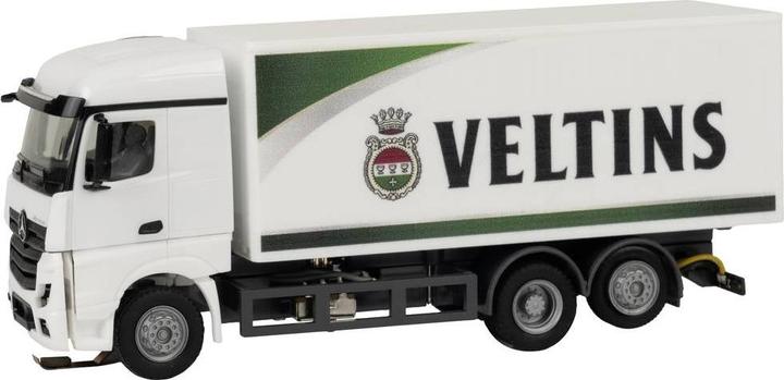 Produktbild Faller LKW MB Actros Streamspace Kofferaufbau Veltins Gettränke (HERPA)