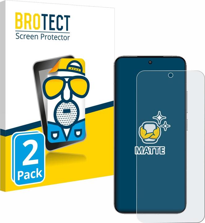 Produktbild BROTECT Entspiegelungs-Schutzfolie Displayschutz Matt (2 Stück, Xiaomi 14)