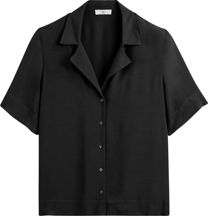Immagine prodotto La Redoute Collections Camicetta a maniche corte con collo a bavero (50)