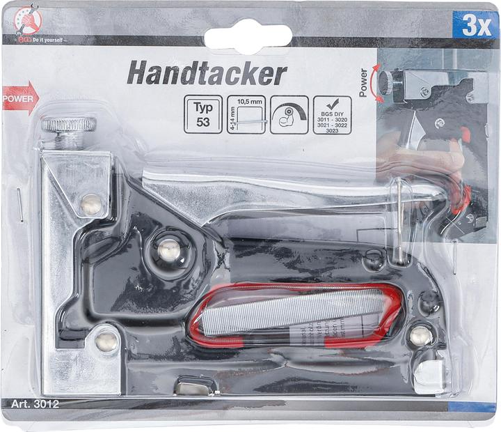 Actual product image BGS Staple Gun for staples 4-14 mm