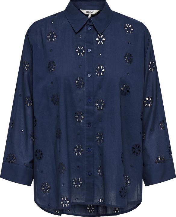 Produktbild Only Onlnew Lina Grace Ls Brod Angl Shirt Wvn (L)