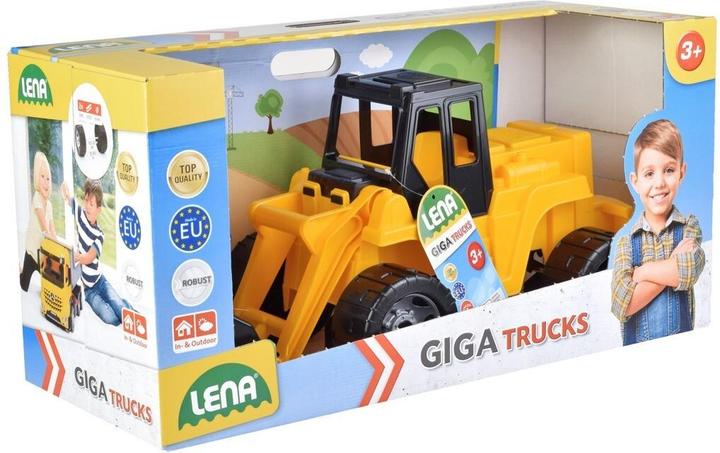 Actual product image Lena GIGA TRUCKS ride-on shovel loader