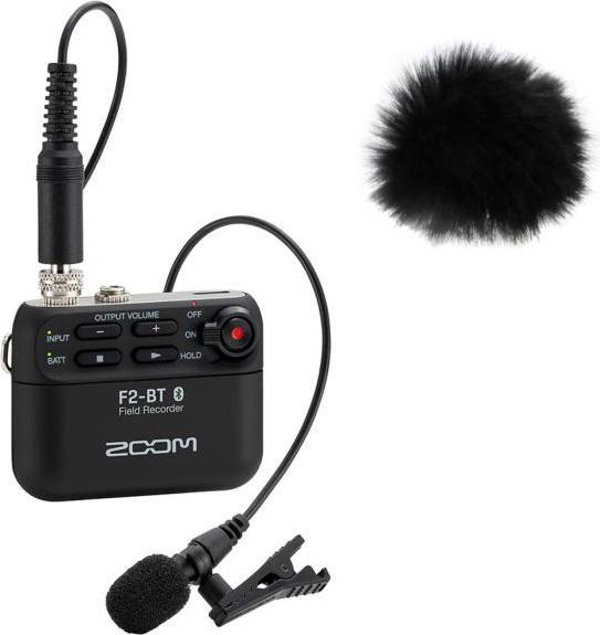 Actual product image Zoom F2-BT Bluetooth recorder with windscreen (Handheld)