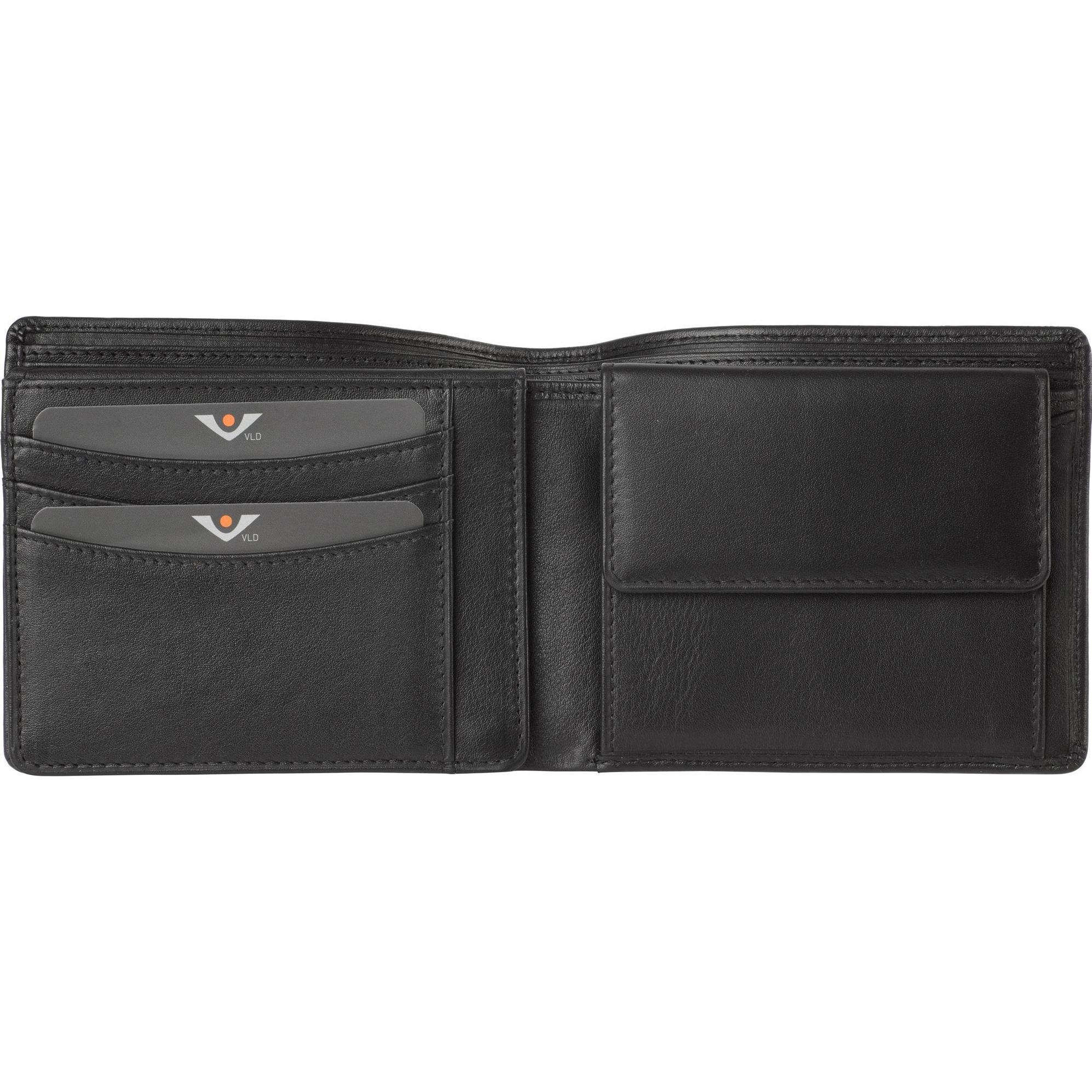 Thumbnail - Voi, Herren, Portemonnaie, Soft Otello Geldbörse Leder 12 cm, Schwarz