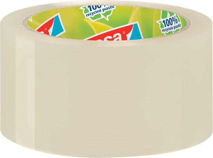 Produktbild tesa tesapack ECO & STRONG Paketband - Umweltschonendes Packband aus 100 % recyceltem Kunststoff (50 mm)