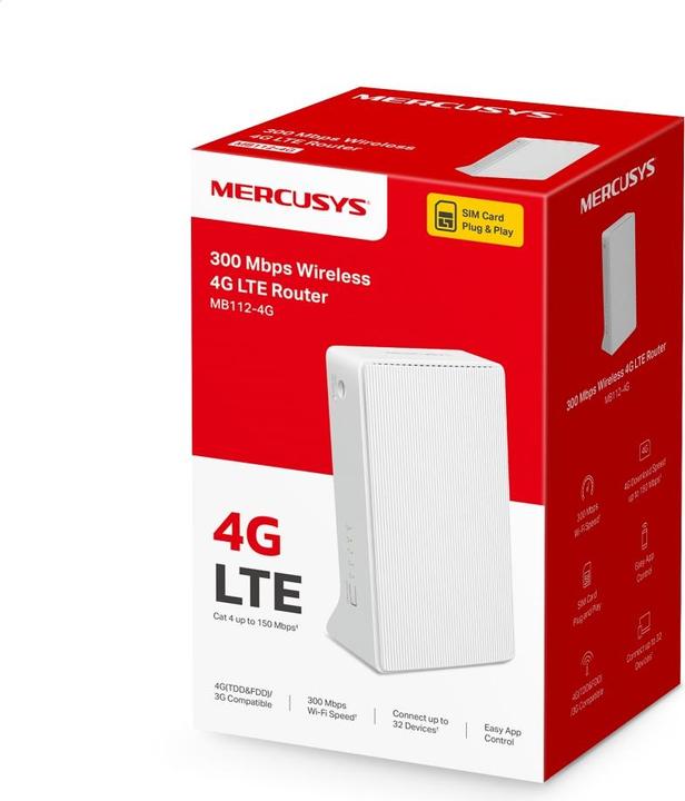 Produktbild Mercusys N300 WI-FI 4G LTE ROUTER