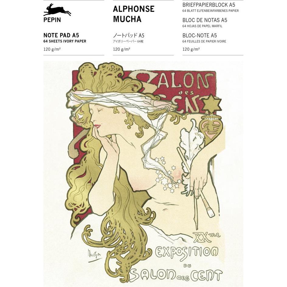 Thumbnail - The Pepin Press, Heft + Block, Roojen:Alphonse Mucha (A5, Liniert, Kein Einband)