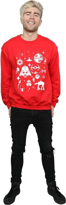 Immagine prodotto Star Wars Christmas Decorations Felpa Uomo (M)