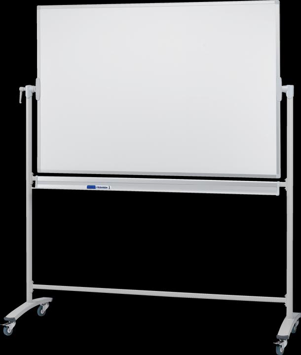Produktbild Franken Whiteboard Mobil mit Drehfunktion Stahl (150 x 100 cm)
