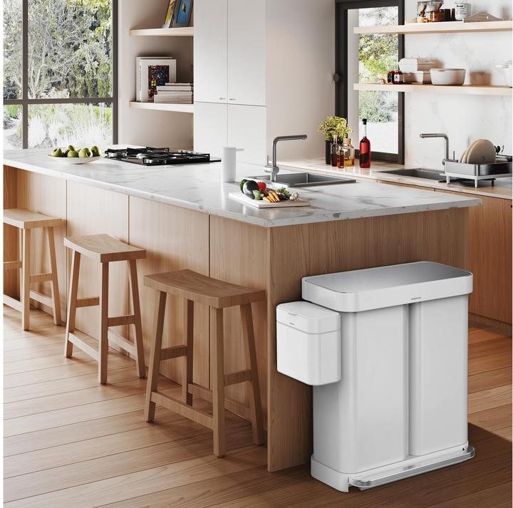 Actual product image Simplehuman Liner Pocket White Steel (58 l)