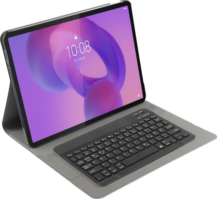 Actual product image Cazy Qwertz Tastatur Hülle mit magnetisch Abnehmbarer Tastatur (DE, Lenovo Idea Tab Pro)