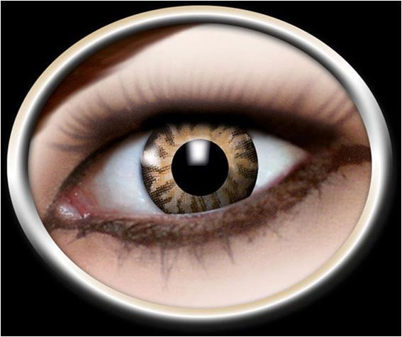 Produktbild Zoelibat Kontaktlinsen Tiger (orange/schwarz)