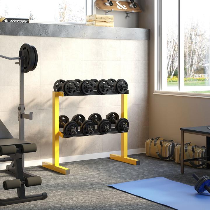 Actual product image SportNow Dumbbell rack with 2 steps