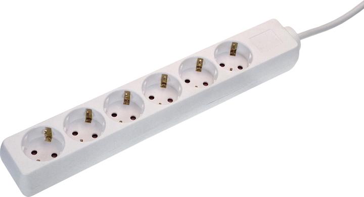 As - Schwabe Steckdosenleiste (6 x, CEE 7/3, 3 m)