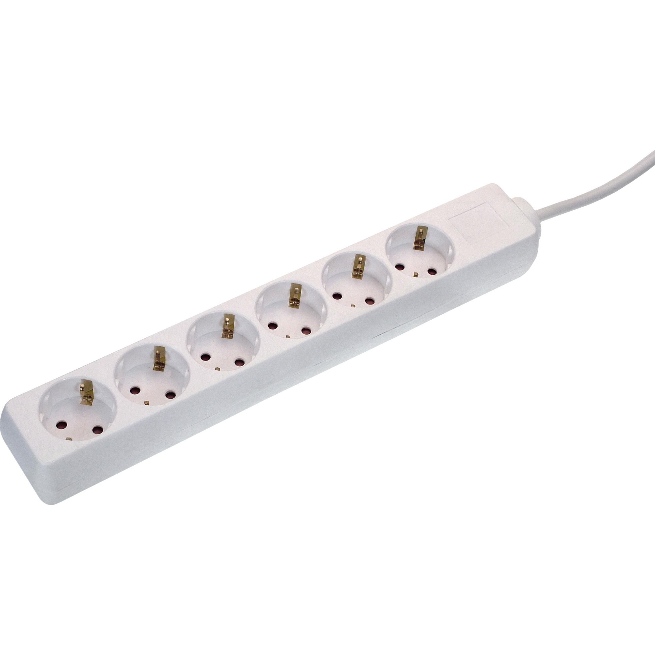 As - Schwabe, Steckdosenleiste, Steckdosenleiste (6 x, CEE 7/3, 3 m)