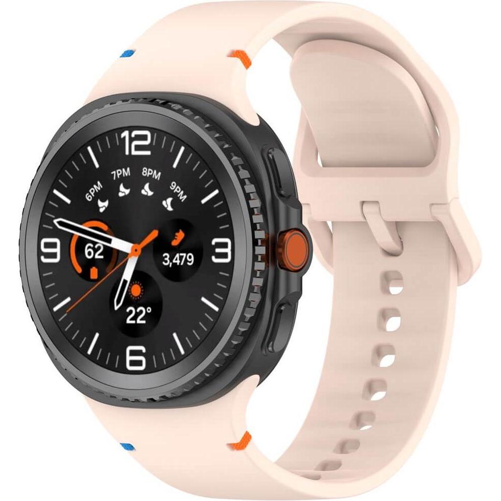 Cover-Discount Samsung Galaxy Watch 8 - Silikon Sportarmband Ersatzband (Silicone), Cinturini per orologi, Rosa