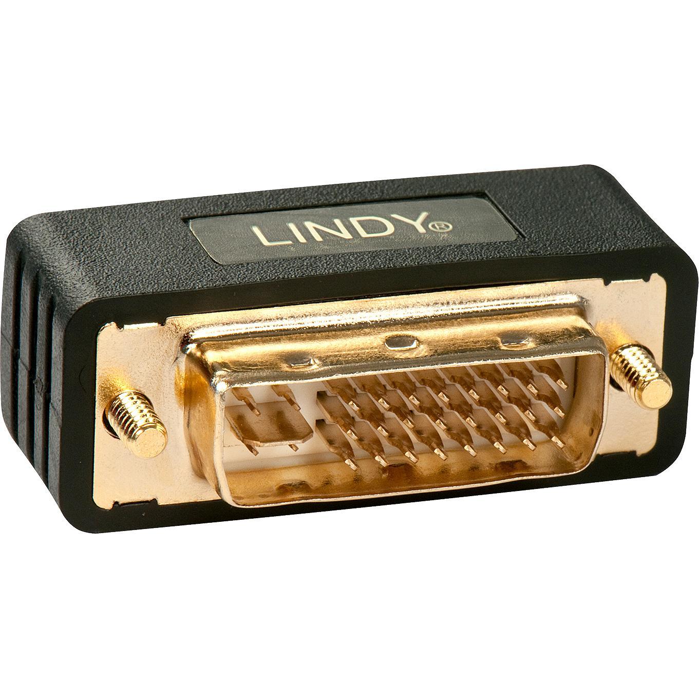 Lindy DVI-I Port Saver (DVI), Data + Video Adapter, Schwarz