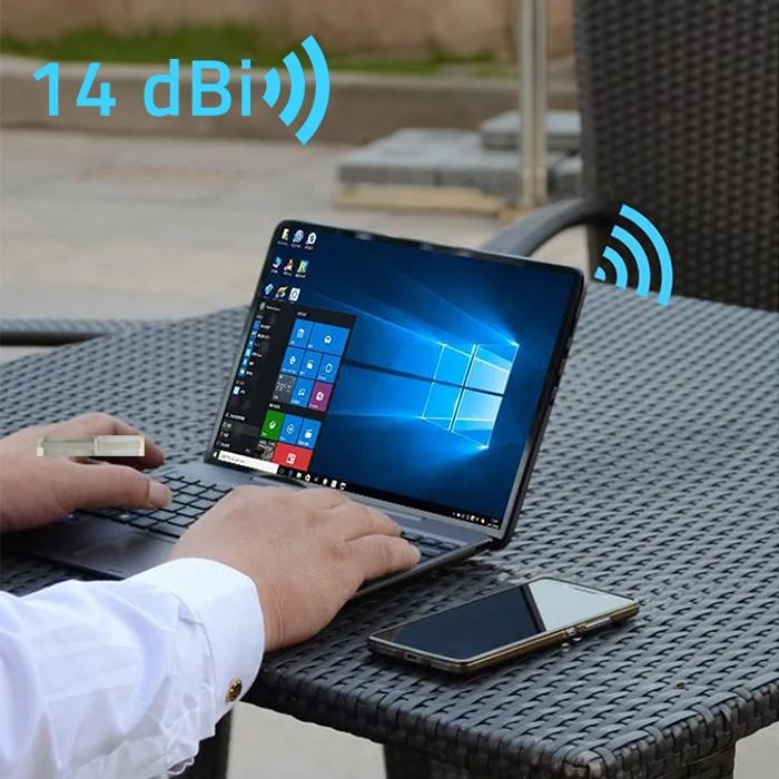Image du produit Qoltec Antena 4G LTE DUAL | 14dBi | dookólna | zewnętrzna (4G)