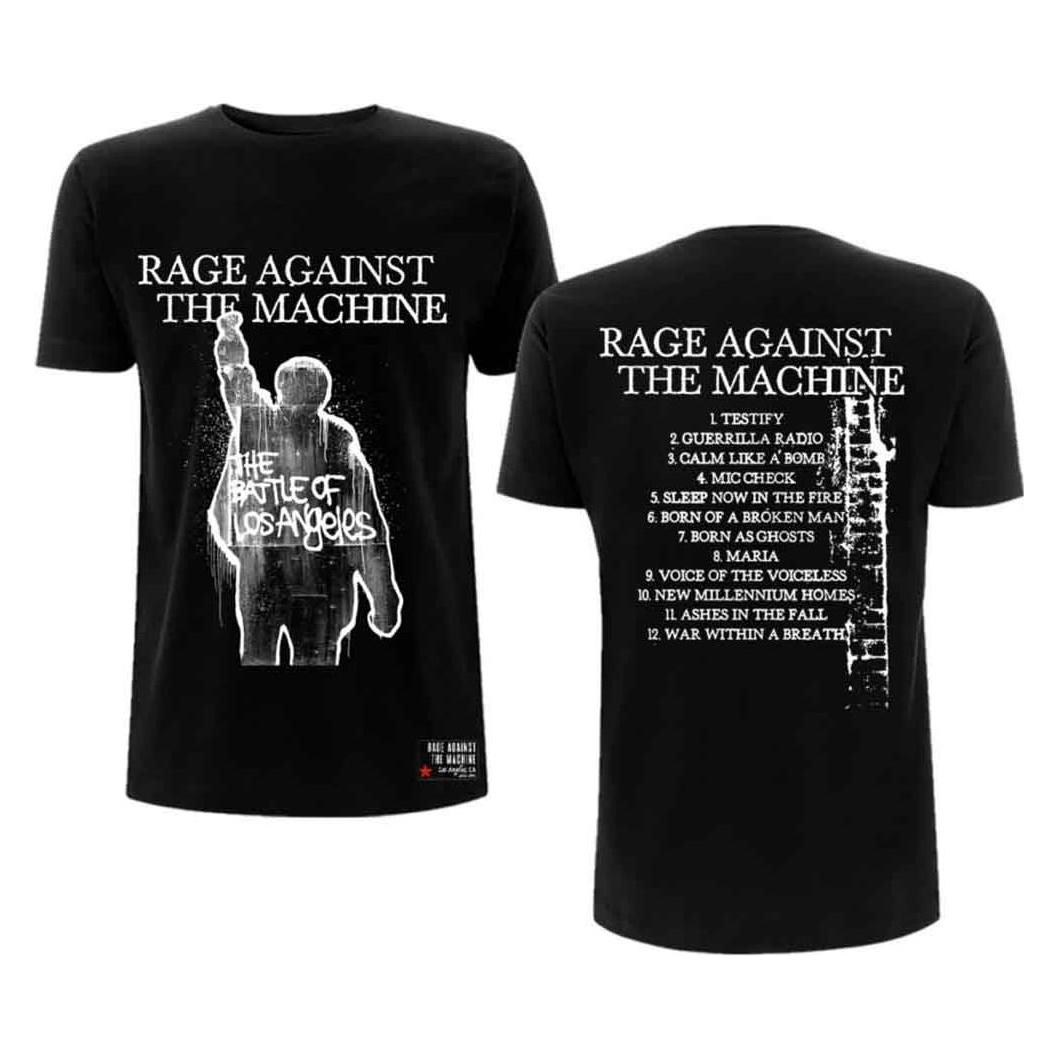 Rage Against The Machine, Herren, Shirts, Bola Album Cover, Schwarz, (M)