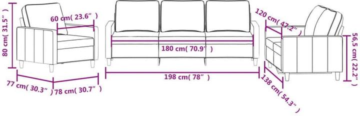 Actual product image vidaXL Gerhardina (Upholstery set)