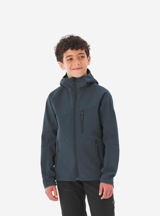 Produktbild Quechua Softshelljacke Kinder Gr. 122–170 Wandern - MH900 grau (122, 128, 134, 140, 146, 152, 158, 164, 170)