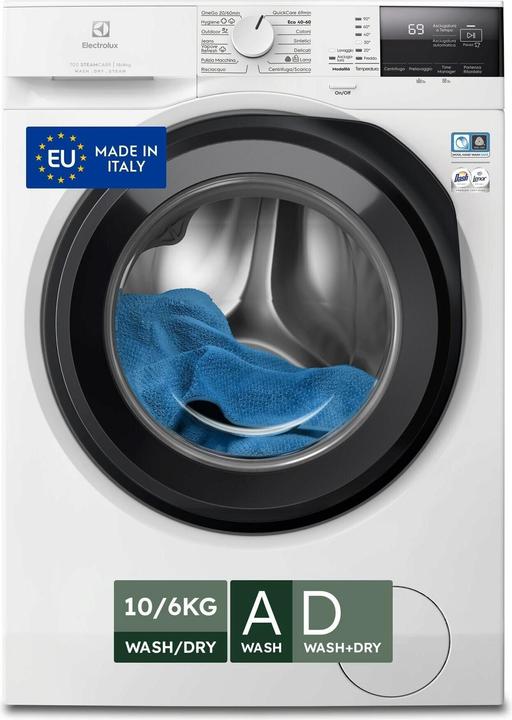 Electrolux EW7W2106G Waschtrockner 106 kg Klasse D